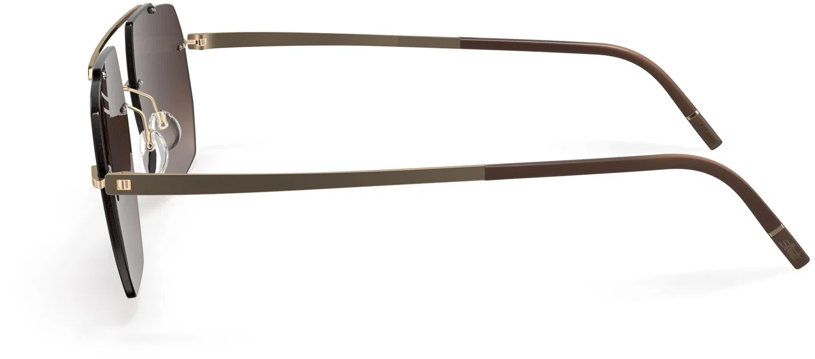 Silhouette Rincon Rimless 8746 Sunglasses - view 13